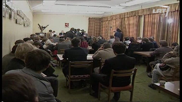 Panoramos archyvai. Spaudos konferencija dėl KAM bylos