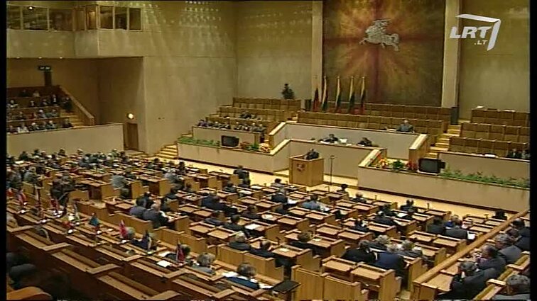 Panoramos archyvai. Iškilmingas posėdis ir signatarai