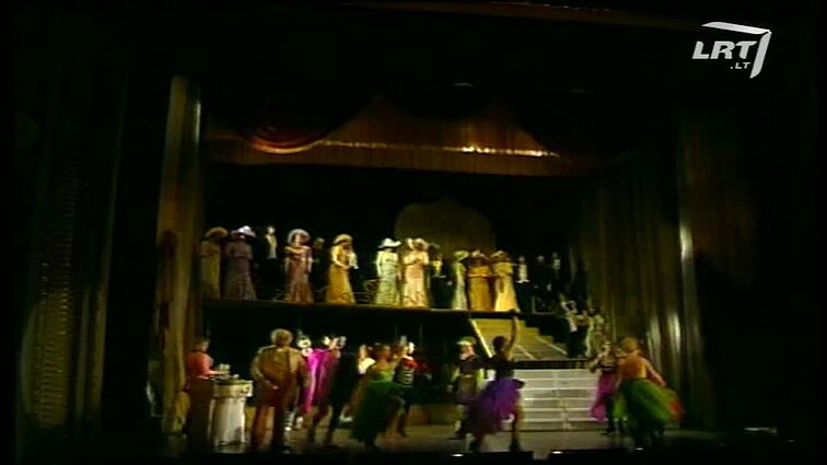 Panoramos archyvai. Kalmano operetės "Cirko princesė" premjera Kaune