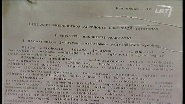 Panoramos archyvai. Alkoholio įstatymas