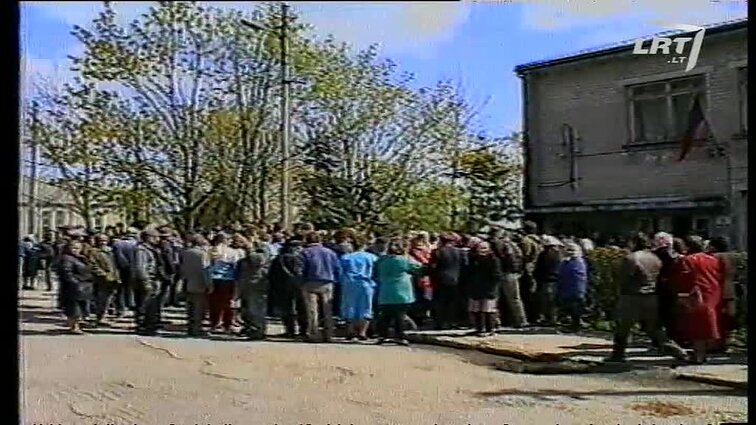 Panoramos archyvai. Piketas Tveruose, Plungės rajone