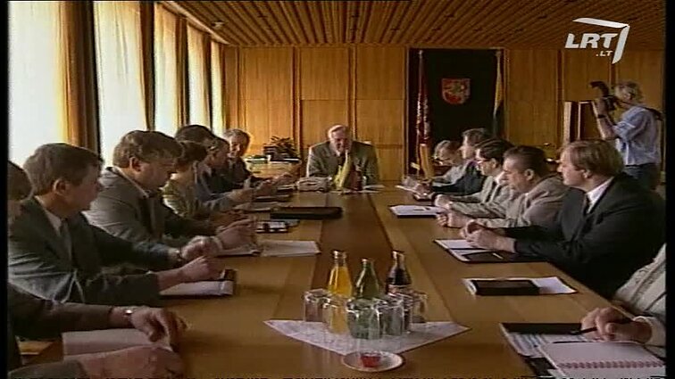 Panoramos archyvai. Bankininkai pas Prezidentą