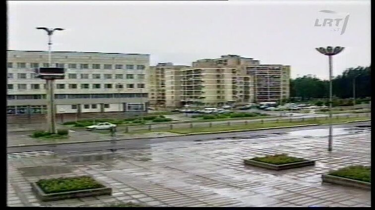 Panoramos archyvai. Visaginas. Ministras Pirmininkas Adolfas Šleževičius