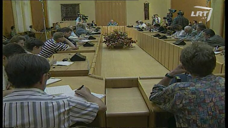 Panoramos archyvai. Prezidento spaudos konferencija