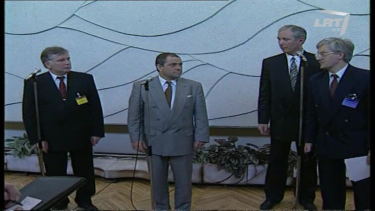Panoramos archyvai. Baltijos premjerai Vilniuje