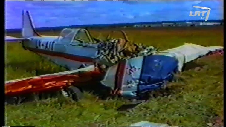 Panoramos archyvai. Sudužęs lėktuvas