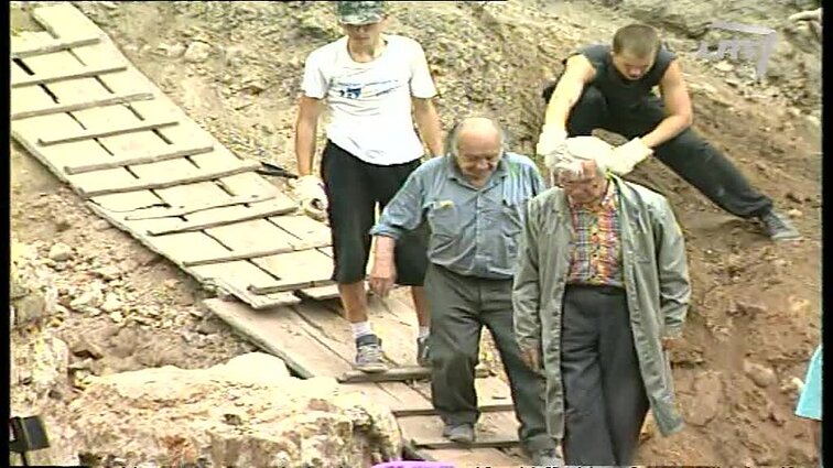 Panoramos archyvai. Valdovų rūmų kiemo tyrinėjimai