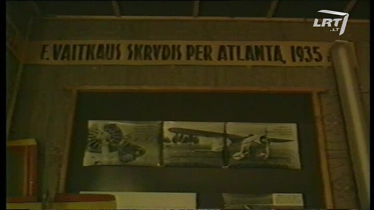 Panoramos archyvai. Paminėtas Felikso Vaitkaus skrydis per Atlantą