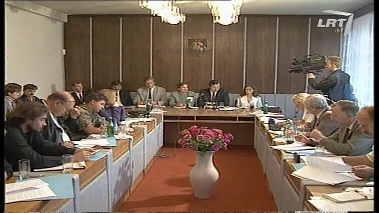 Panoramos archyvai. Kazio Ratkevičiaus spaudos konferencija