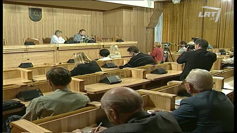 Panoramos archyvai. Audriaus Rudžio spaudos konferencija