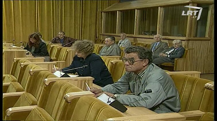 Panoramos archyvai. Romualdo Ozolo spaudos konferencija