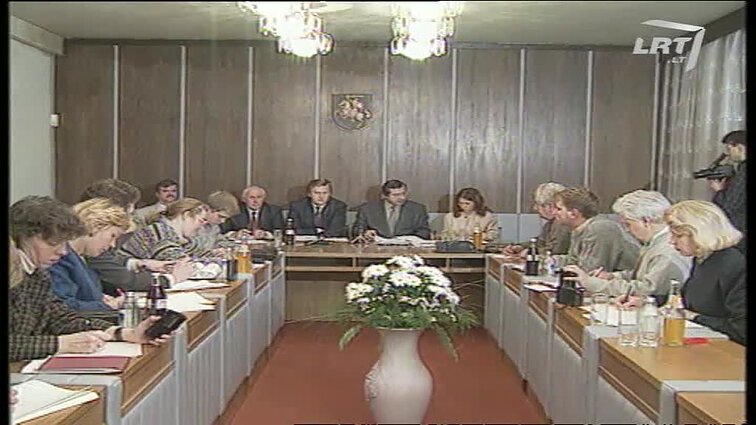 Panoramos archyvai. Kazio Ratkevičiaus spaudos konferencija