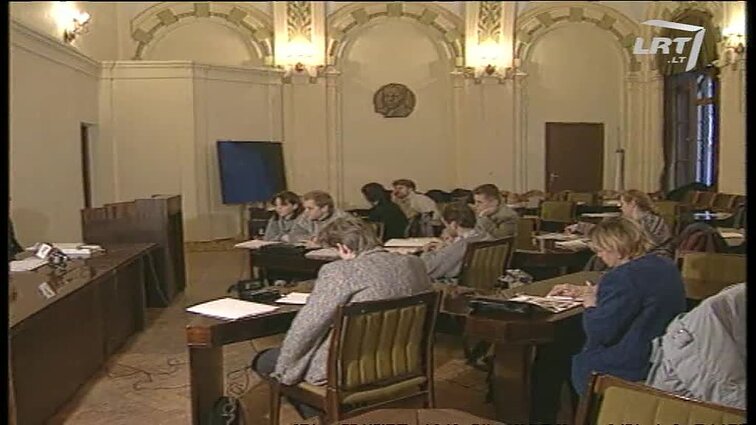Panoramos archyvai. „Snoro“ banko spaudos konferencija