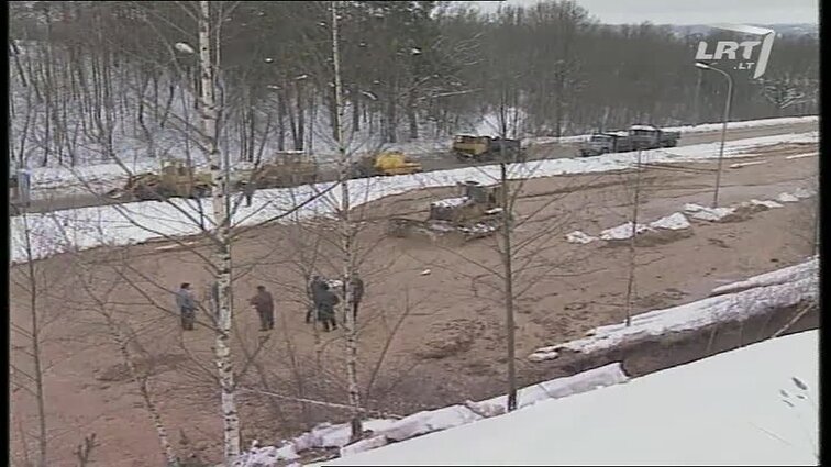 Panoramos archyvai. Vandentiekio avarija