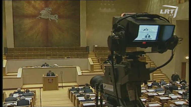 Panoramos archyvai. Juozas Bernatonis apie procedūrą Seime