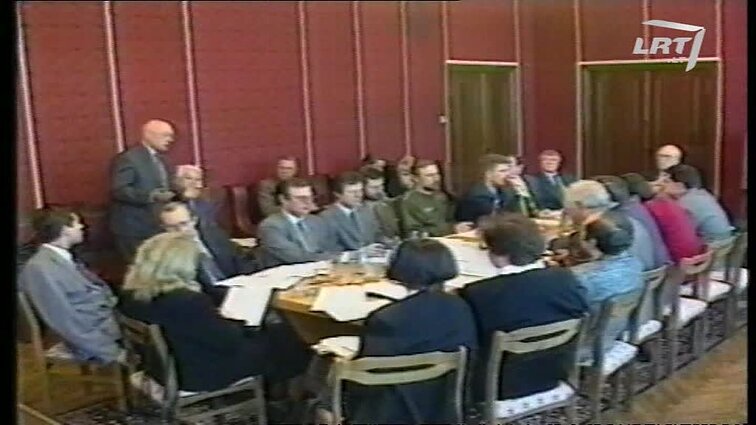 Panoramos archyvai. Saločiuose bendras pasienio postas