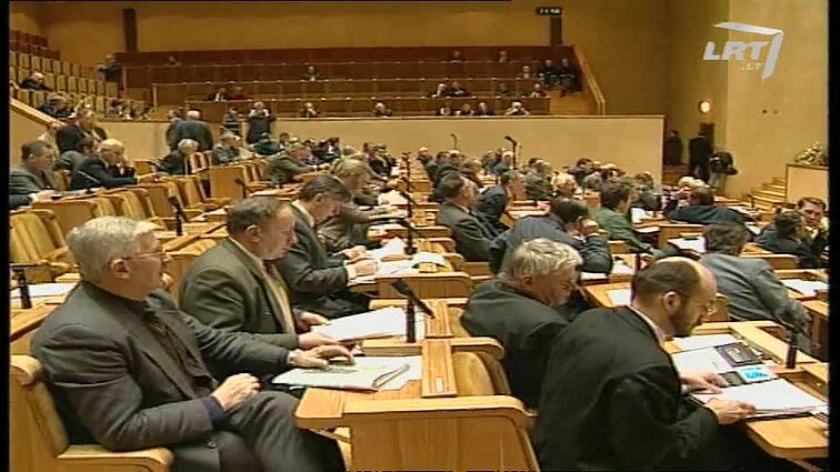 Panoramos archyvai. Seimas patvirtino Premjerą ir Lietuvos banko vadovą