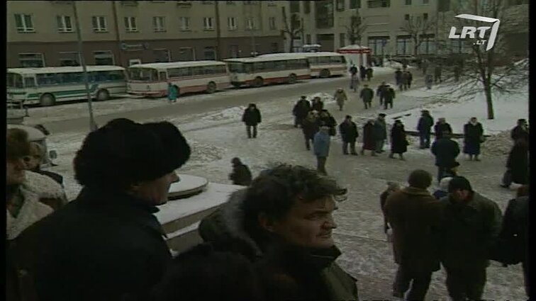 Panoramos archyvai. Indėlininkų protesto akcija