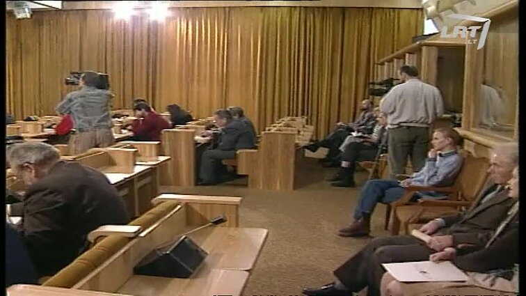 Panoramos archyvai. LDDP frakcijos spaudos konferencija