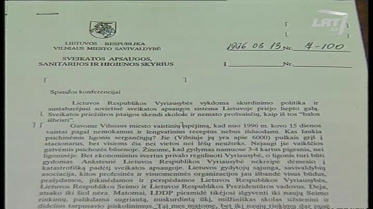 Panoramos archyvai. Gydymo įstaigų būklė