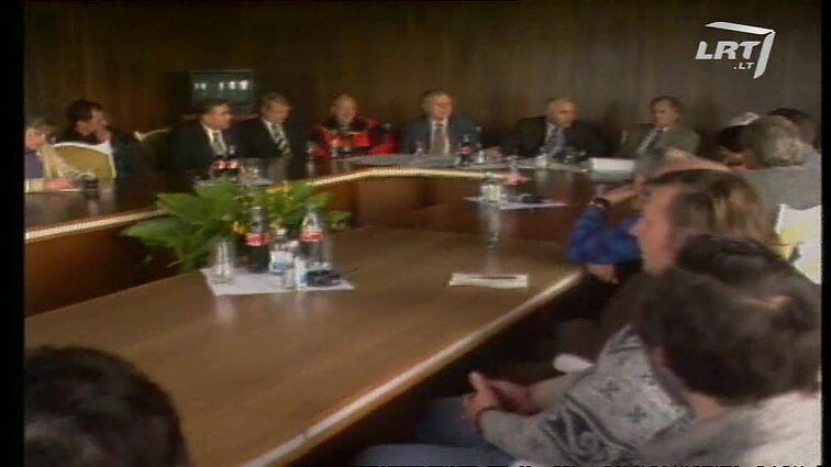Panoramos archyvai. Spaudos konferencija Klaipėdoje