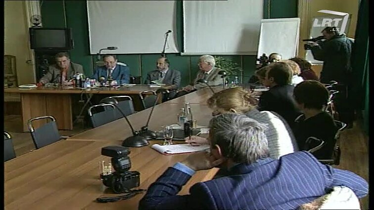 Panoramos archyvai. Spaudos konferencija Energetikos ministerijoje