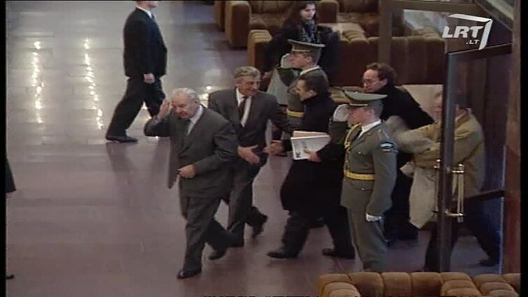 Panoramos archyvai. Prancūzijos Senato pirmininko René Monory vizitas