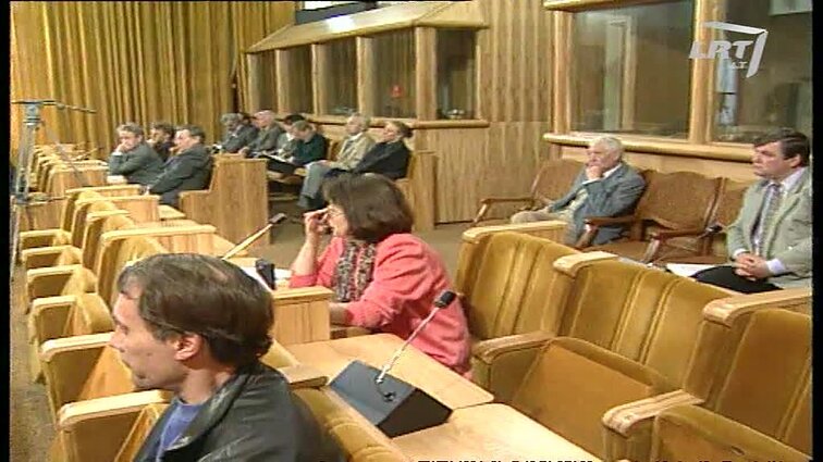 Panoramos archyvai. Partijų spaudos konferencijos