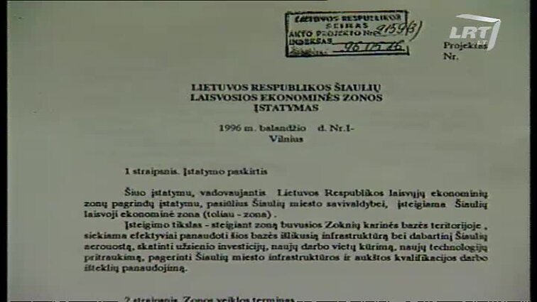 Panoramos archyvai. Šiaulių Laisvoji Ekonominė zona