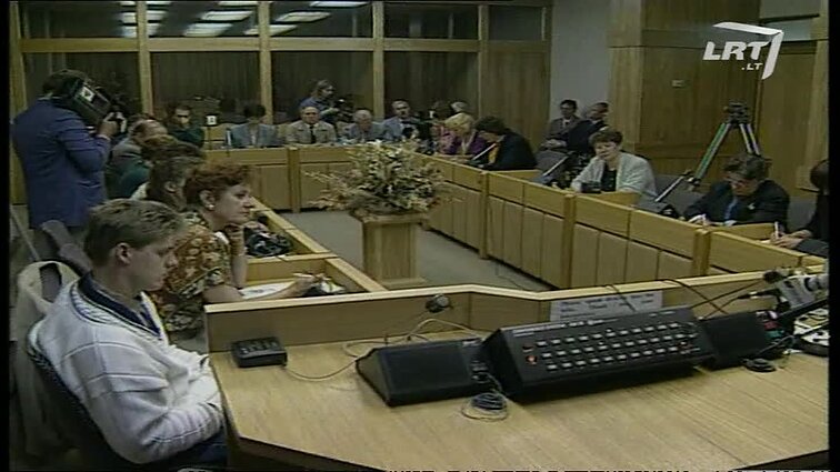 Panoramos archyvai. Antano Nesteckio spaudos konferencija