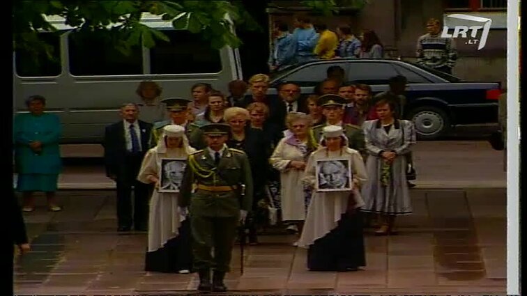 Panoramos archyvai. Stepono Kairio ir Kipro Bielinio laidotuvės