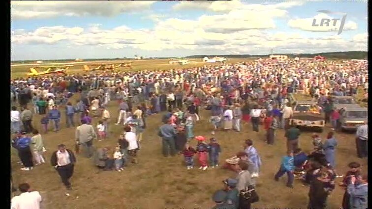 Panoramos archyvai. Aviacijos šventė Palangoje