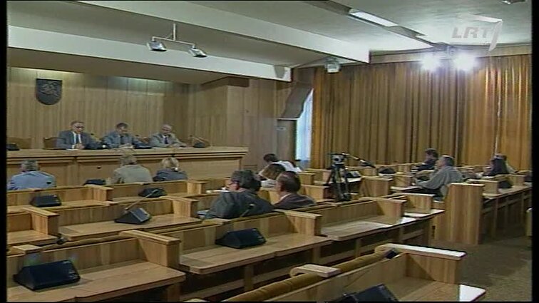 Panoramos archyvai. Valstiečių partijos atstovų spaudos konferencija