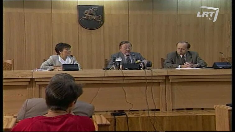 Panoramos archyvai. Vytauto Landsbergio spaudos konferencija