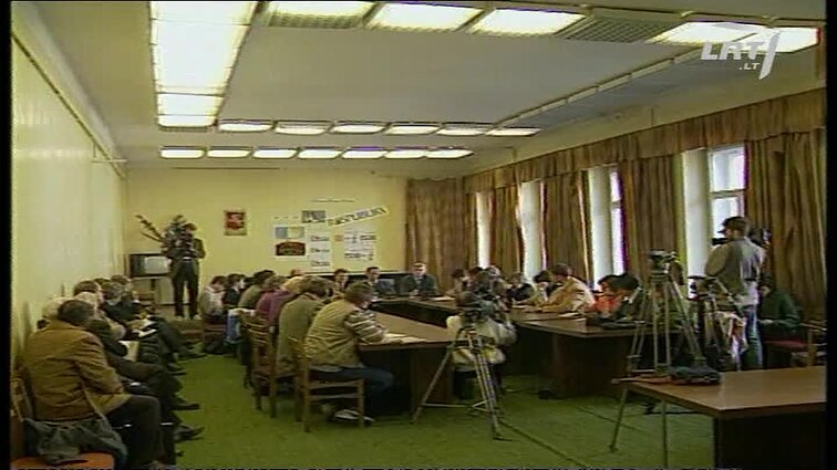Panoramos archyvai. Baltarusijos prezidento padėjėjo spaudos konferencija