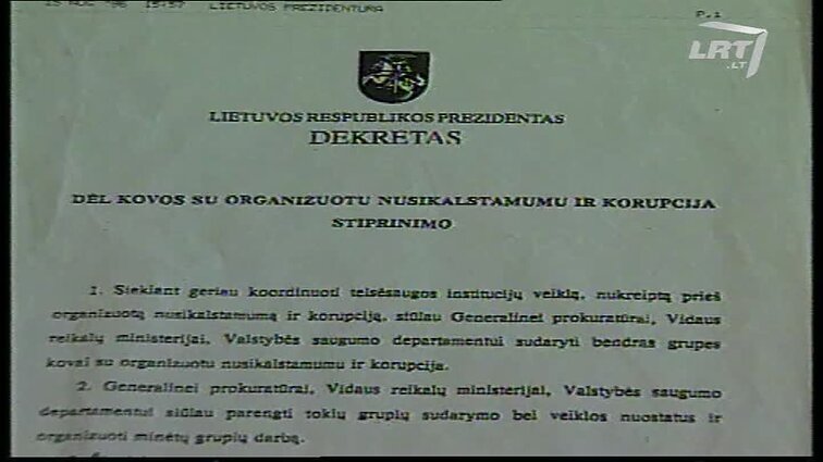 Panoramos archyvai. Pasirašyti nuostatai dėl bendrų grupių