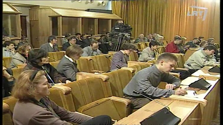 Panoramos archyvai. Gedimino Vagnoriaus spaudos konferencija