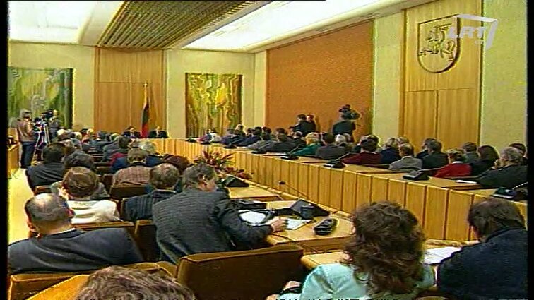 Panoramos archyvai. TSLK ir LKDP Koalicijos sutarties pasirašymas