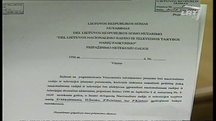 Panoramos archyvai. LTV Taryba apie Seimo ketinimus