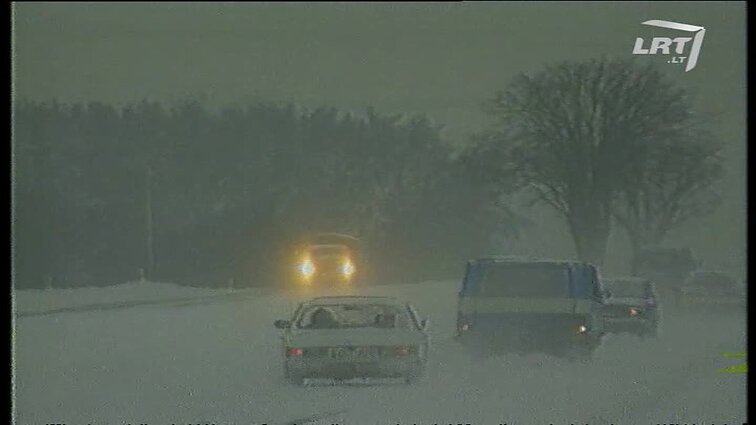 Panoramos archyvai. Keliai žiemą