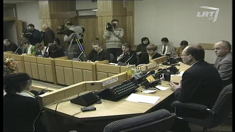 Panoramos archyvai. Gedimino Vagnoriaus spaudos konferencija