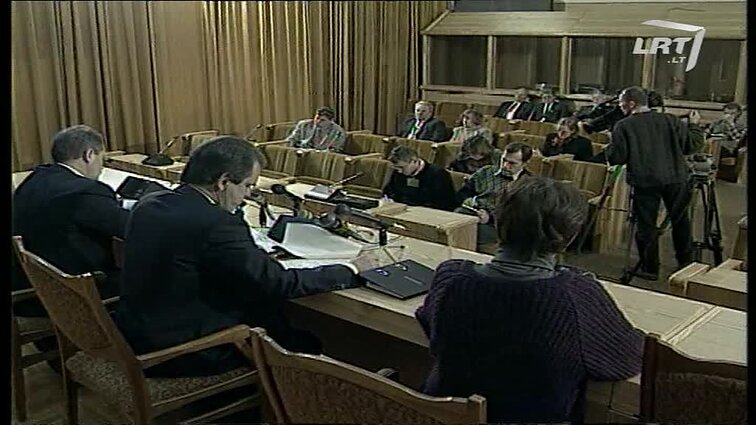 Panoramos archyvai. Vidmanto Žiemelio spaudos konferencija