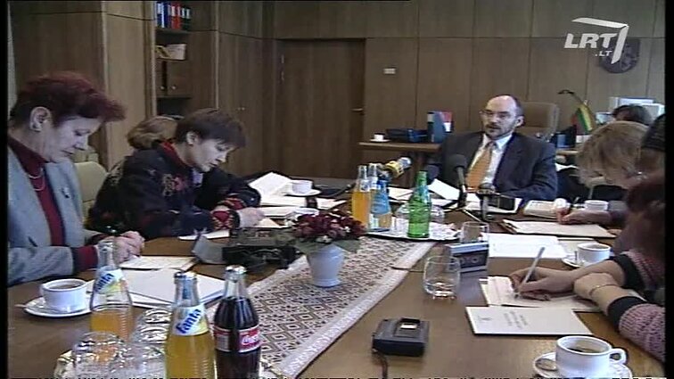 Panoramos archyvai. Kęstučio Skrebio spaudos konferencija