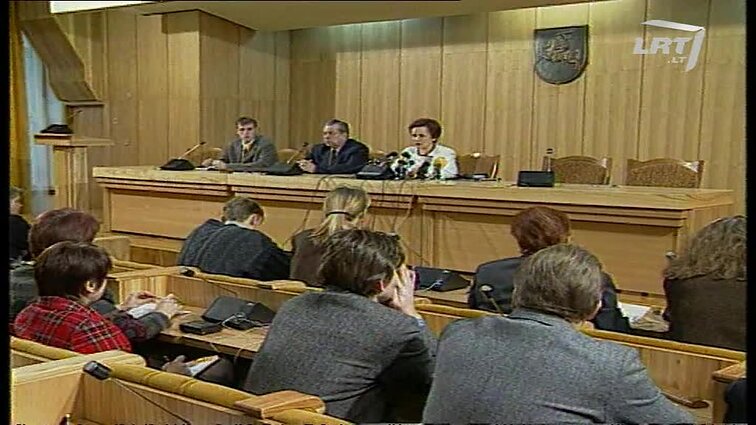 Panoramos archyvai. Arkadijaus Volskio spaudos konferencija