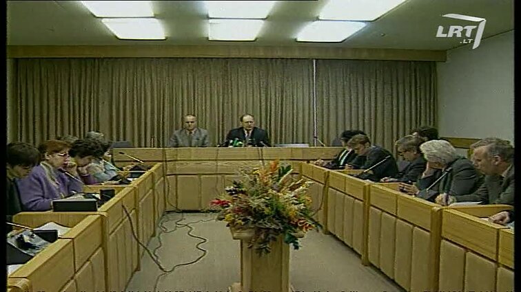 Panoramos archyvai. Gedimino Vagnoriaus spaudos konferencija