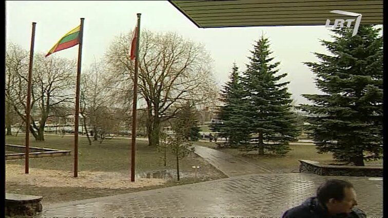 Panoramos archyvai. Gedimino Vagnoriaus ir Vlodzimežo Cimoševičiaus darbinis susitikimas Alytuje