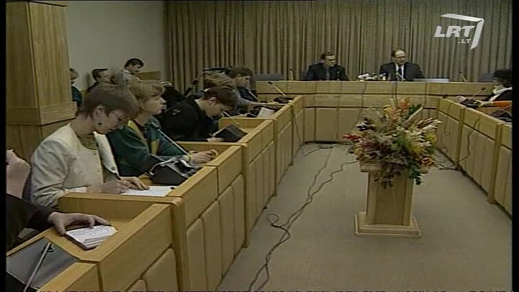 Panoramos archyvai. Gedimino Vagnoriaus spaudos konferencija