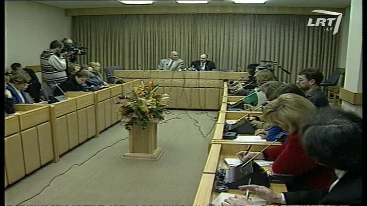 Panoramos archyvai. Kęstučio Skrebio spaudos konferencija