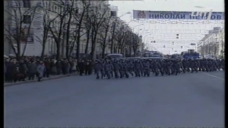 Panoramos archyvai. Protestai Minske