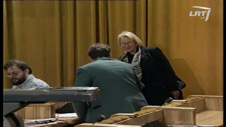 Panoramos archyvai. Liucija Baškauskaitė į prezidentus